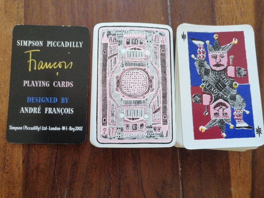Simpson Piccadilly playing cards