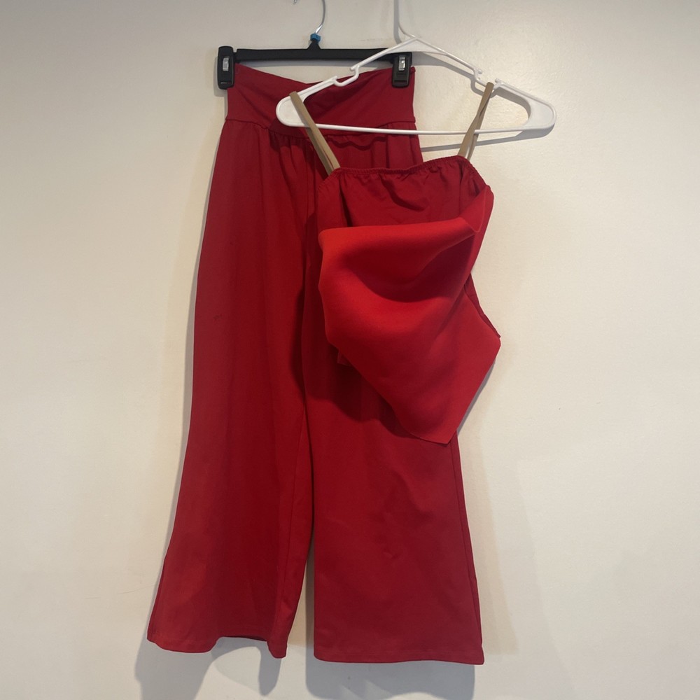 Red 2 Piece Dance Costume