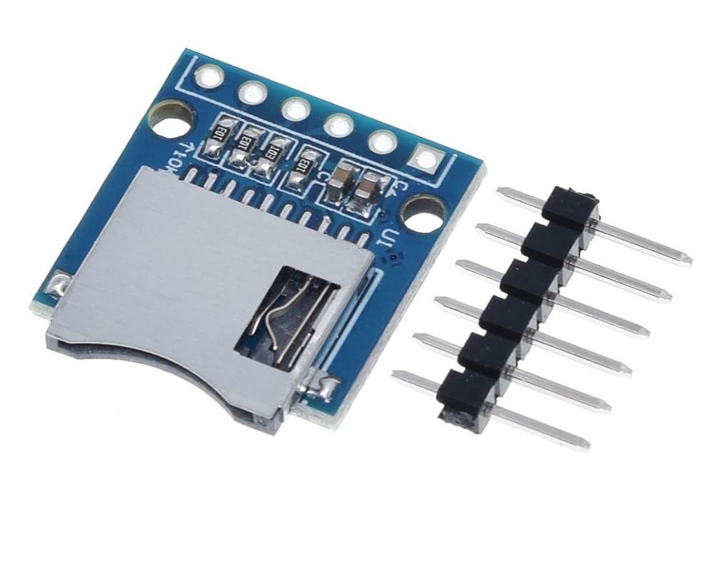 WWZMDiB 6 Pcs Micro SD TF Card Adapter Mini Reader Module 3.3V 6 Pin SPI