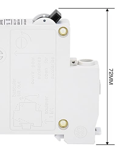 AC/DC Miniature Circuit Breakers, 2 Pack, Single Pole 10 Amp, 12V 24V 48V 10a
