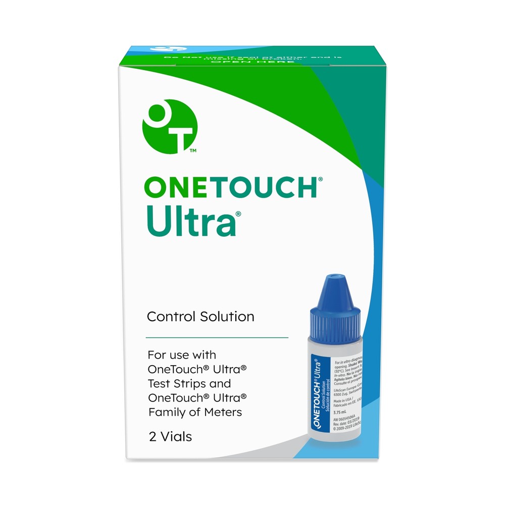 One Touch Ultra Blood Glucose Control Solution Level 1 & 2 010458