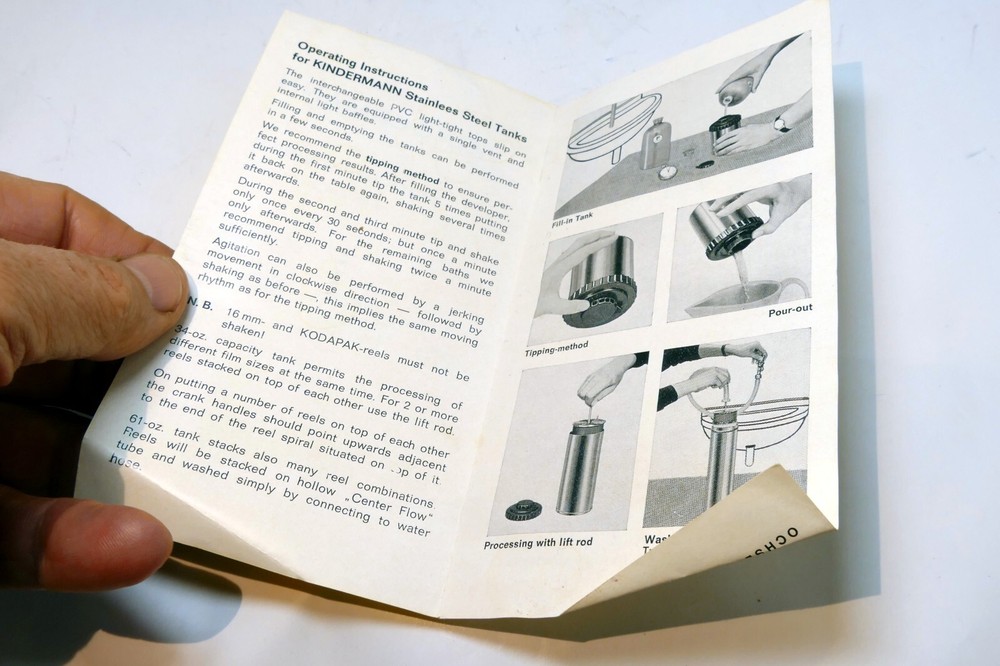 Kinderman Steel-Reel-System tank guide manual