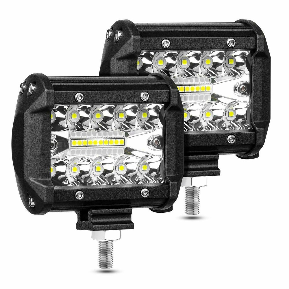 Trailer Tow Hitch Mounting Bracket with 4inch LED Work Backup Reverse Light Pods