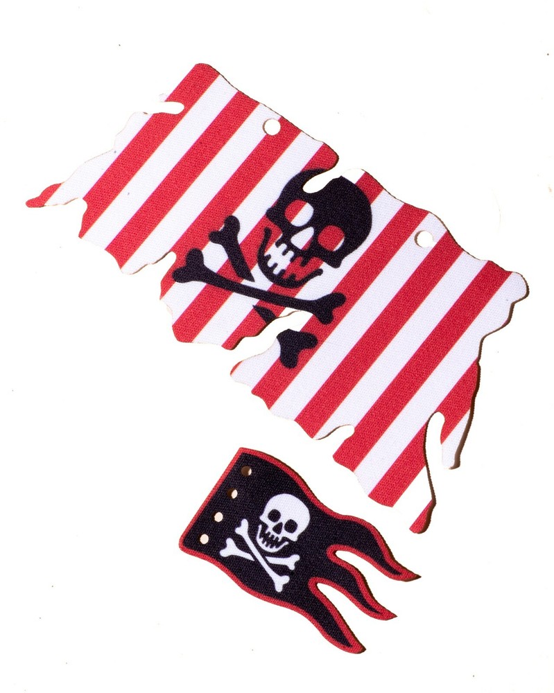 Custom Replacement Laser Cut Cloth Sails for 6281 Pirates Perilous Pitfall