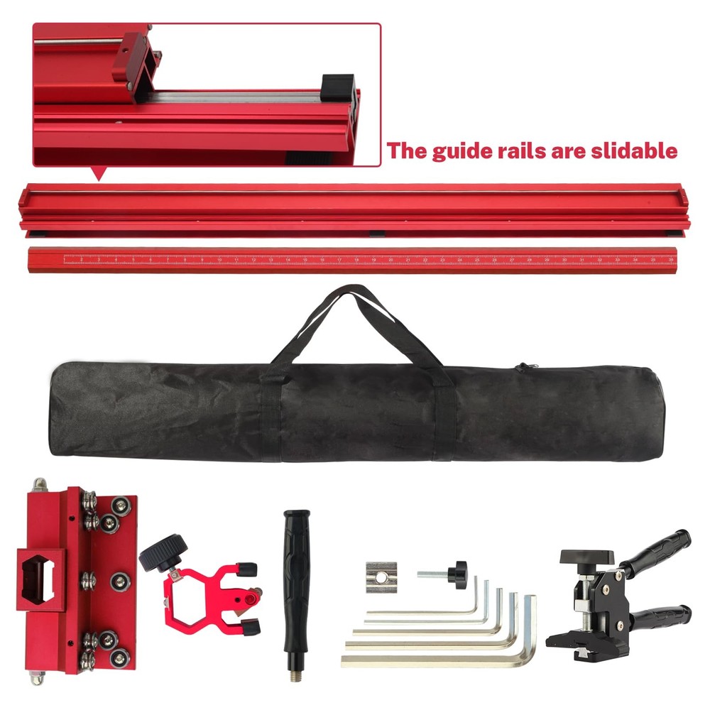 Professional Tile Cutter, Large Format Manual Cutting Tool with Adjustable F