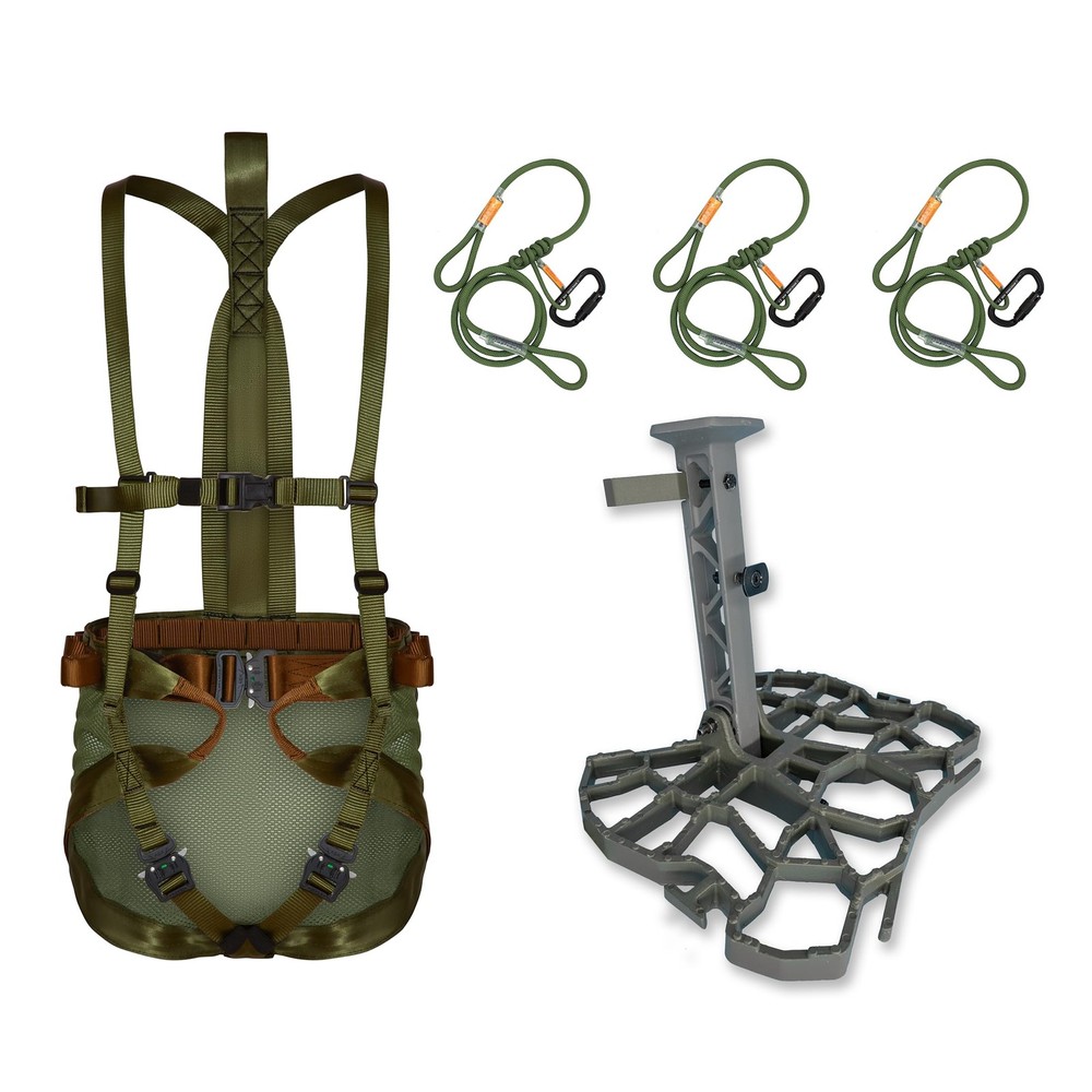 XOP Complete Tree Saddle Hunting System - Includes Aluminum Tree Saddle Platform