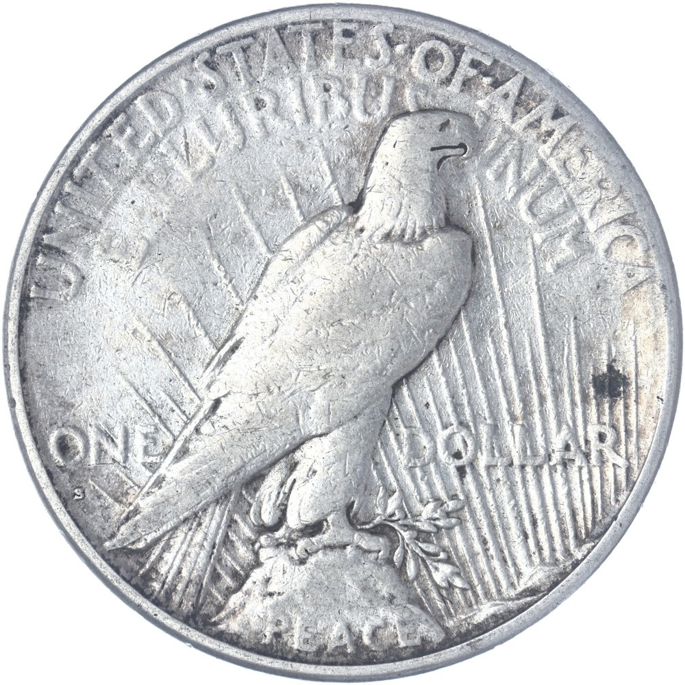 1927 S Peace Dollar Fine See Pics K096