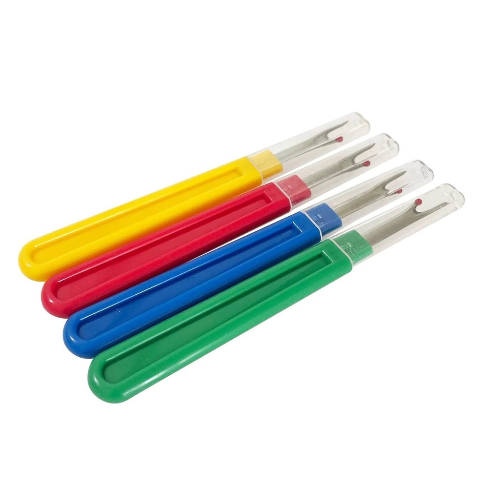 4* Multi-function Seam Ripper(Blue/Red/Yellow/Green) For Thread Removing Job