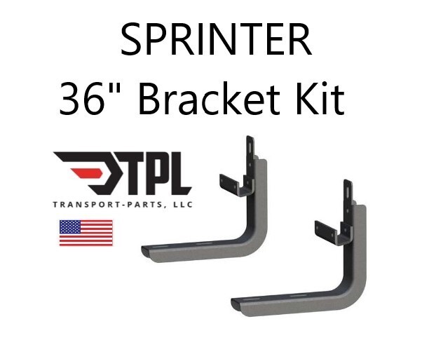 Mercedes Sprinter 2007-Present 36" DRIVER CAB Step Running Board BRACKET KIT