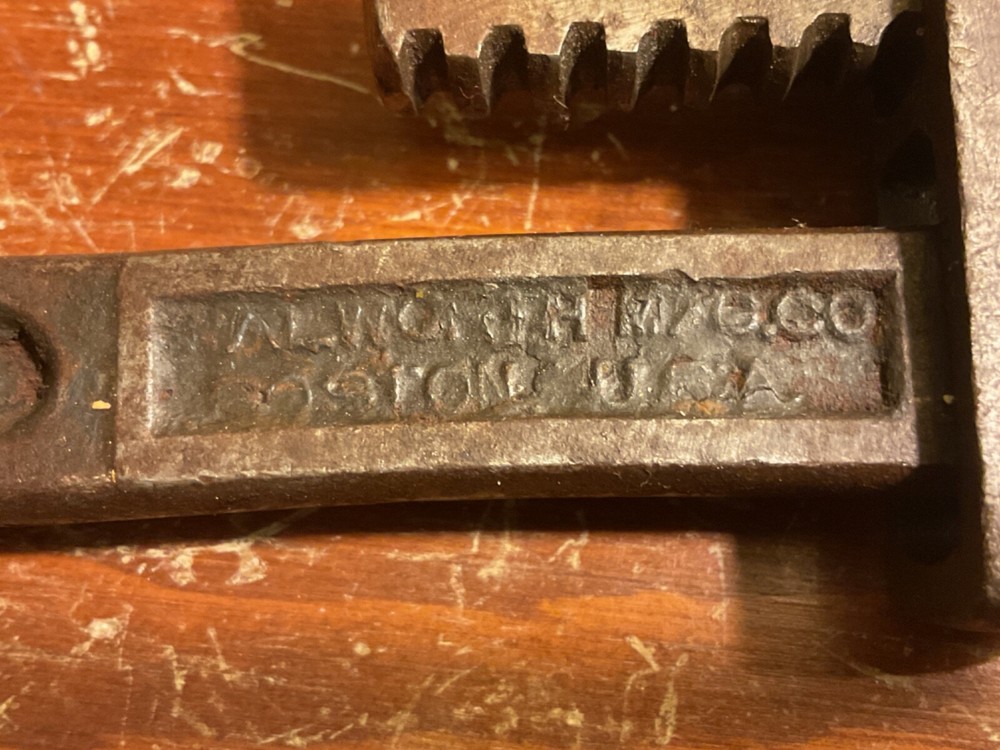 Vintage 10” Stillson Pipe Wrench
