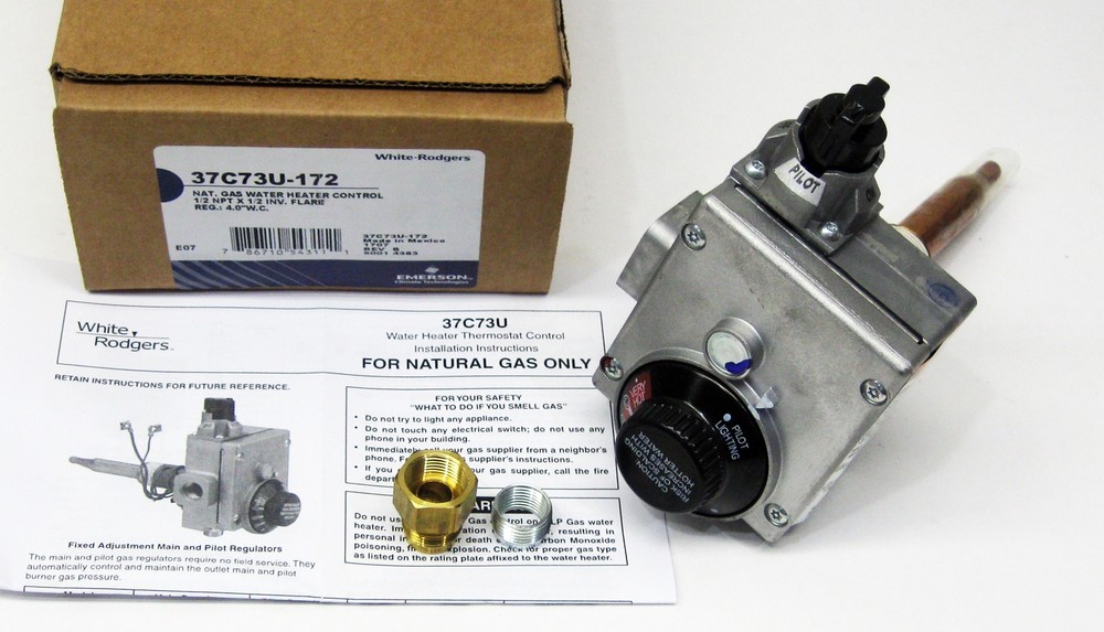 Water Heater Gas Thermostat White Rodgers 37C73U-172 (37C73U-641)