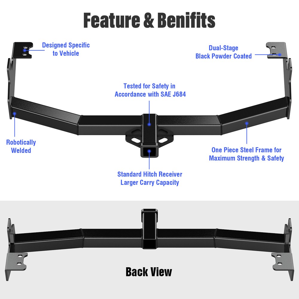 APS Class 3 Trailer Hitch Receiver for 2004-2012 Chevy Colorado GMC Canyon