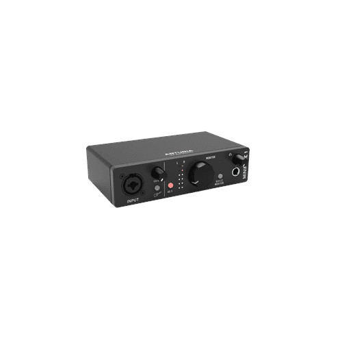 Arturia MiniFuse 1 Audio Interface Professional Studio Gear (Black)
