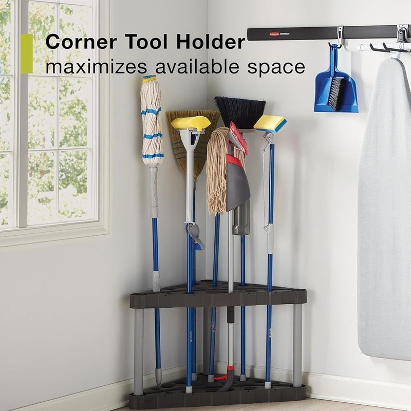 Corner Tool Organizer Holds 30 Tools Easy Install Rust Resistant Lightweight New