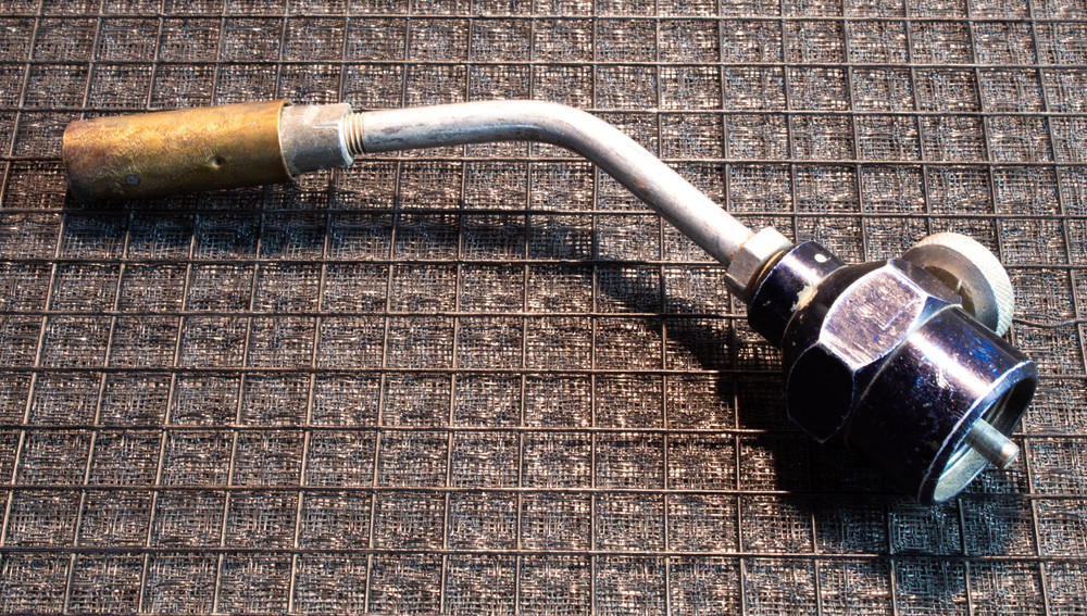 Vintage Adjustable Brass Torch & Nozzle