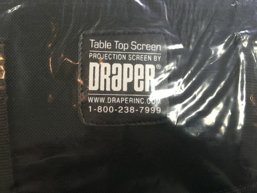 New Draper - TABLE TOP SCREEN-25IN 4:3 DIAGONAL