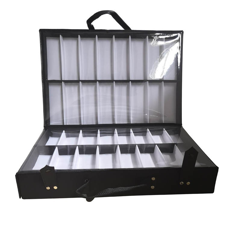 64 Pairs Portable Eyeglasses Display Case Storage Box Organize Sorting