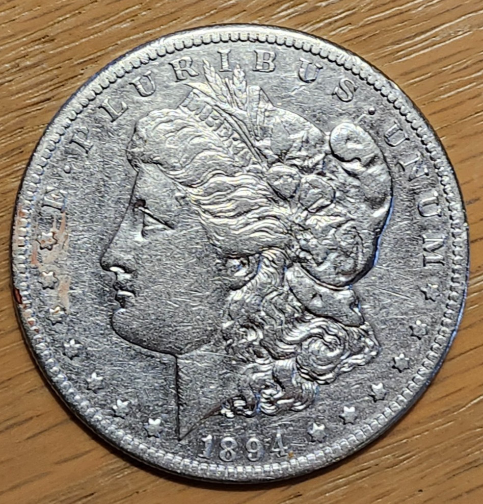 1894 S  MORGAN 90% SILVER