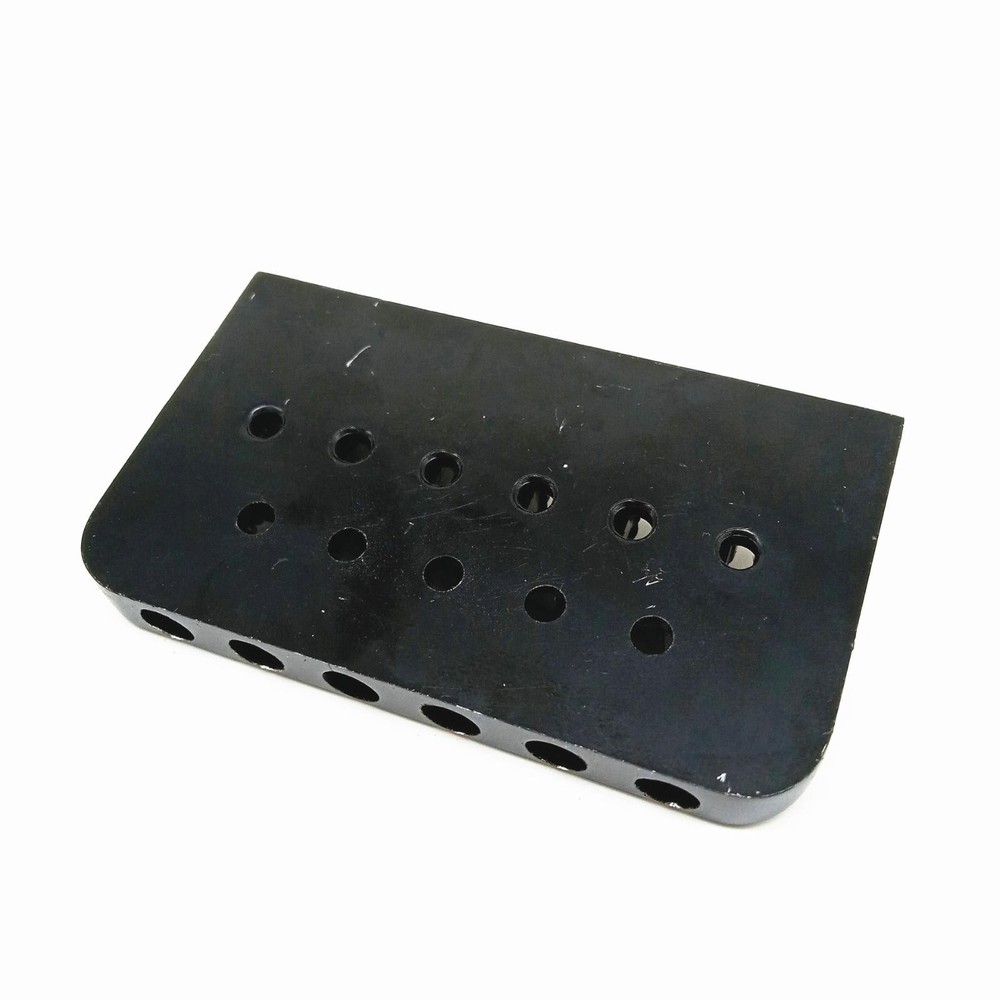 6 String Roller Saddle Hardtail Bridge Durable For Electric Guitar Replacement B