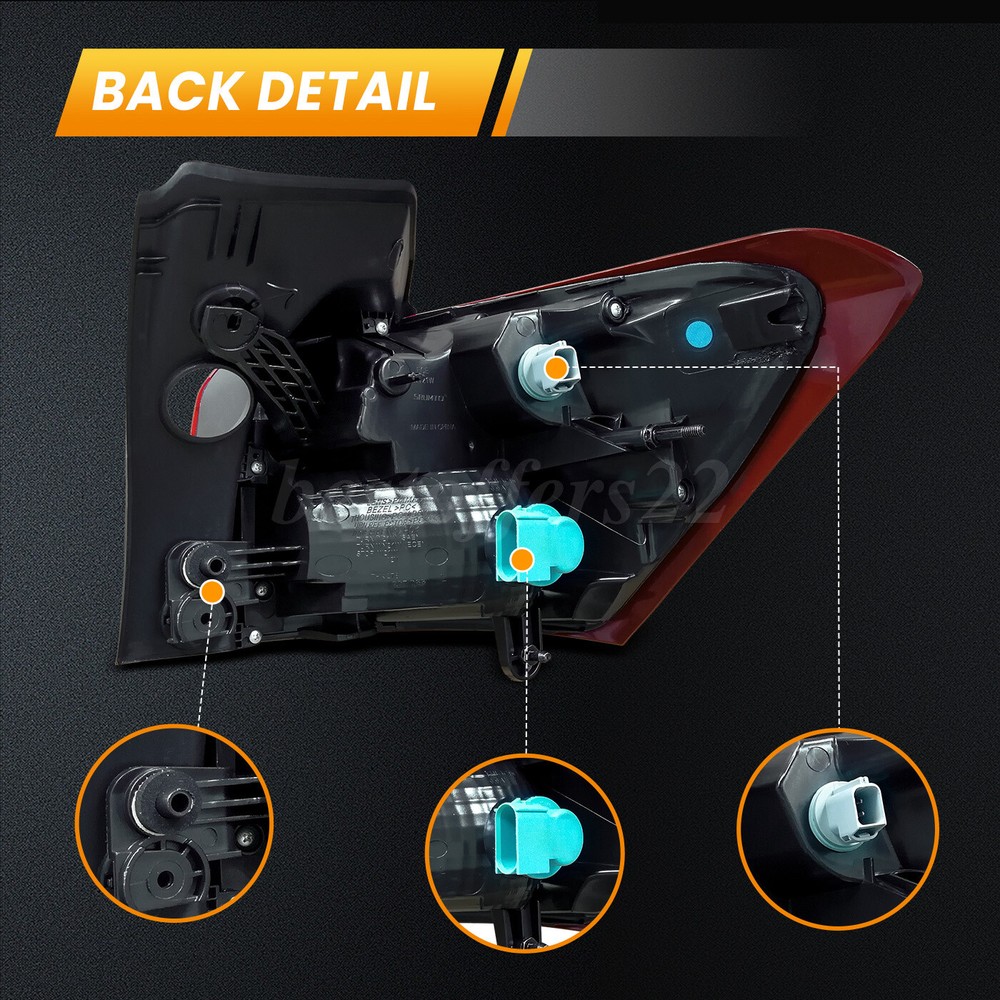 For 2018-2020 Chevy Equinox Driver Side Halogen Tail light Assembly Outer LH