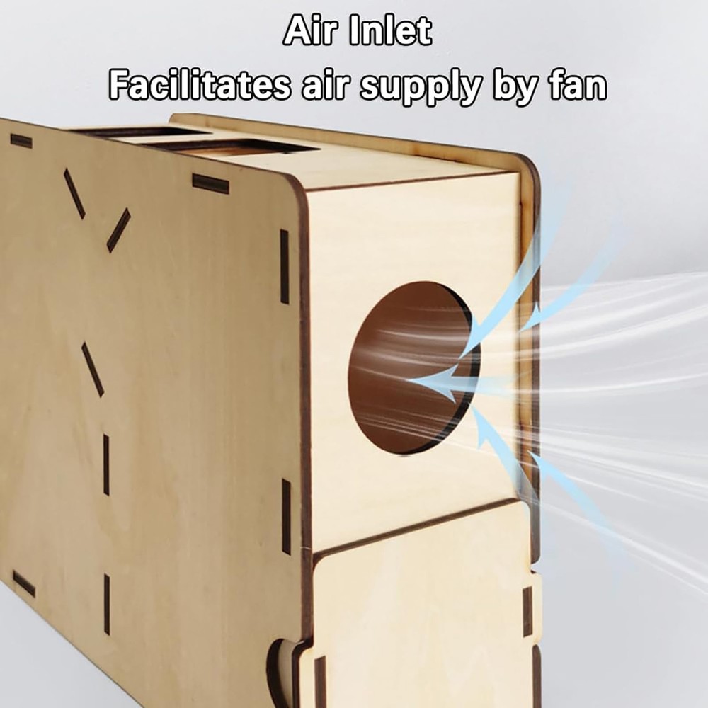 Birds Feed Wind Sheller Wooden Grain Splitter Machine Shell Separator Machine