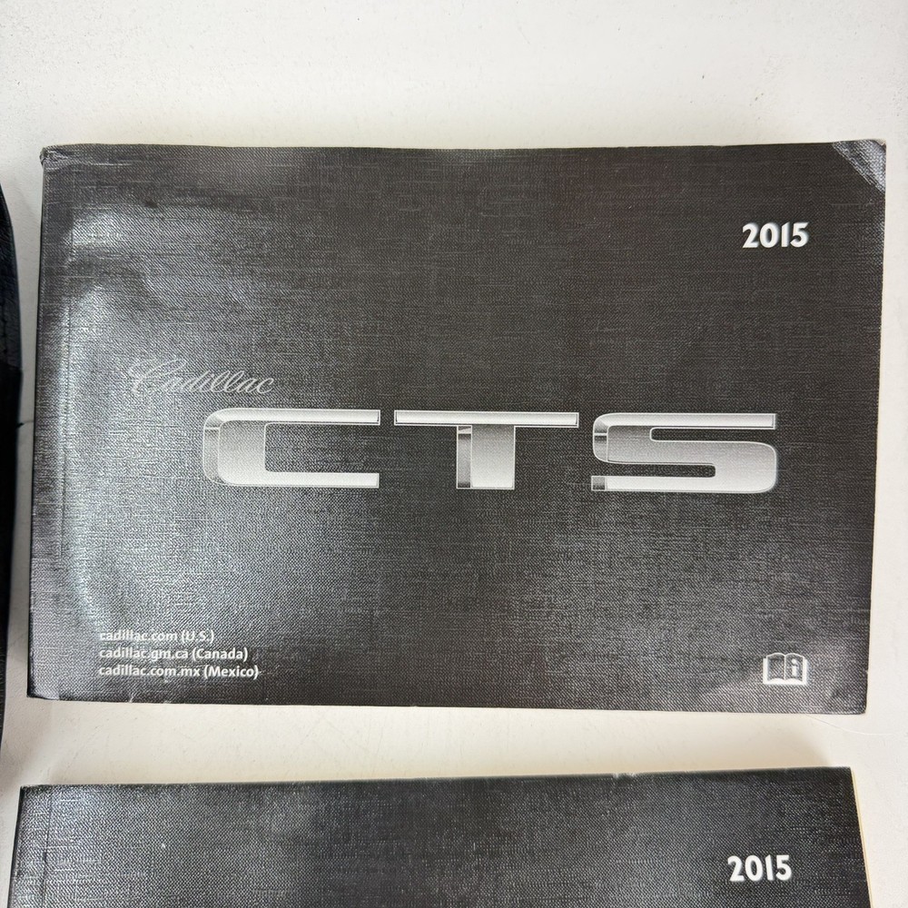 2015 Cadillac CTS Owners Manual CUE Guide OEM Complete Set