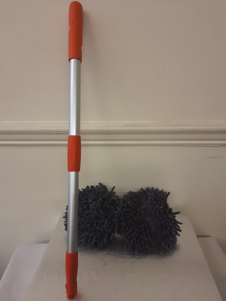 Car Wash Mop with Retractable Long Handle Double Head