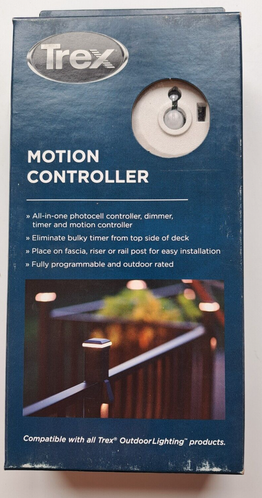 TREX OUTDOOR LIGHTING MOTION CONTROLLER DECK LIGHTING WHITE WTDLMOTION