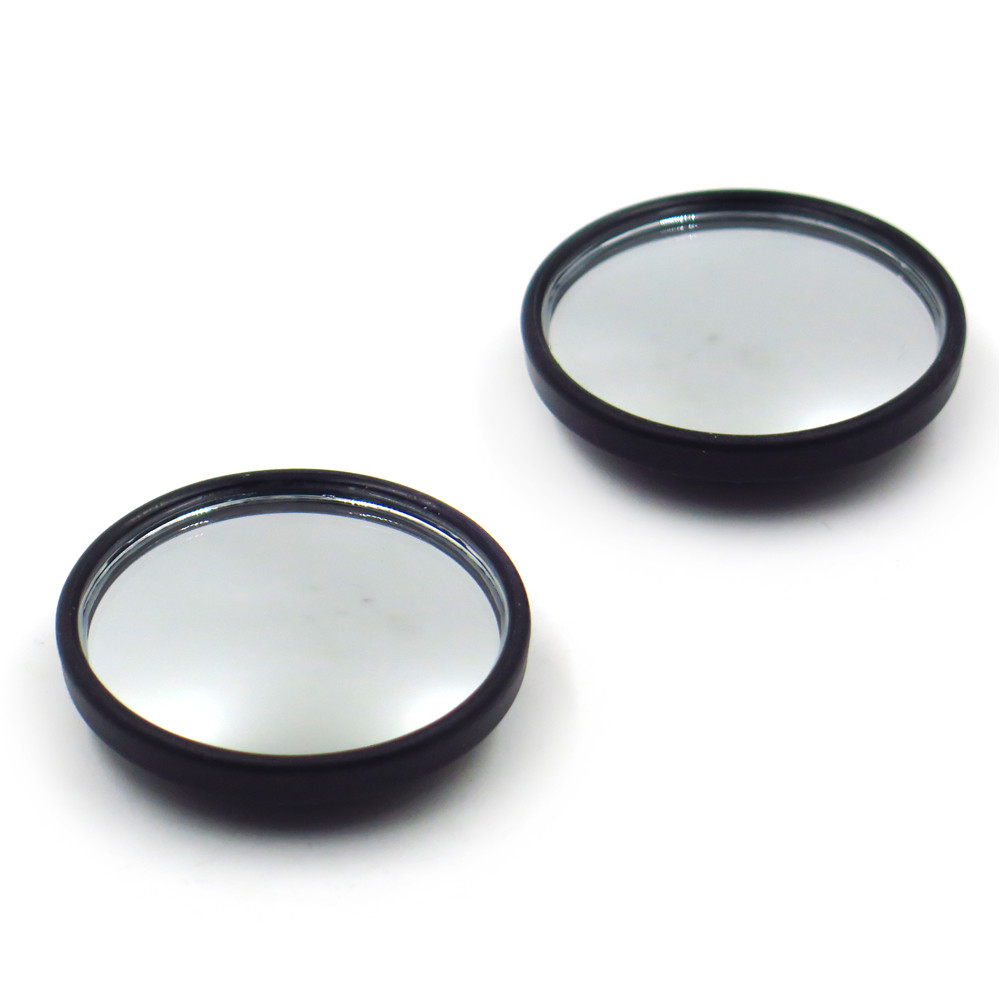2 Pcs Universal 2" Round Angle Rear Side View Blind Spot Mirror for Car