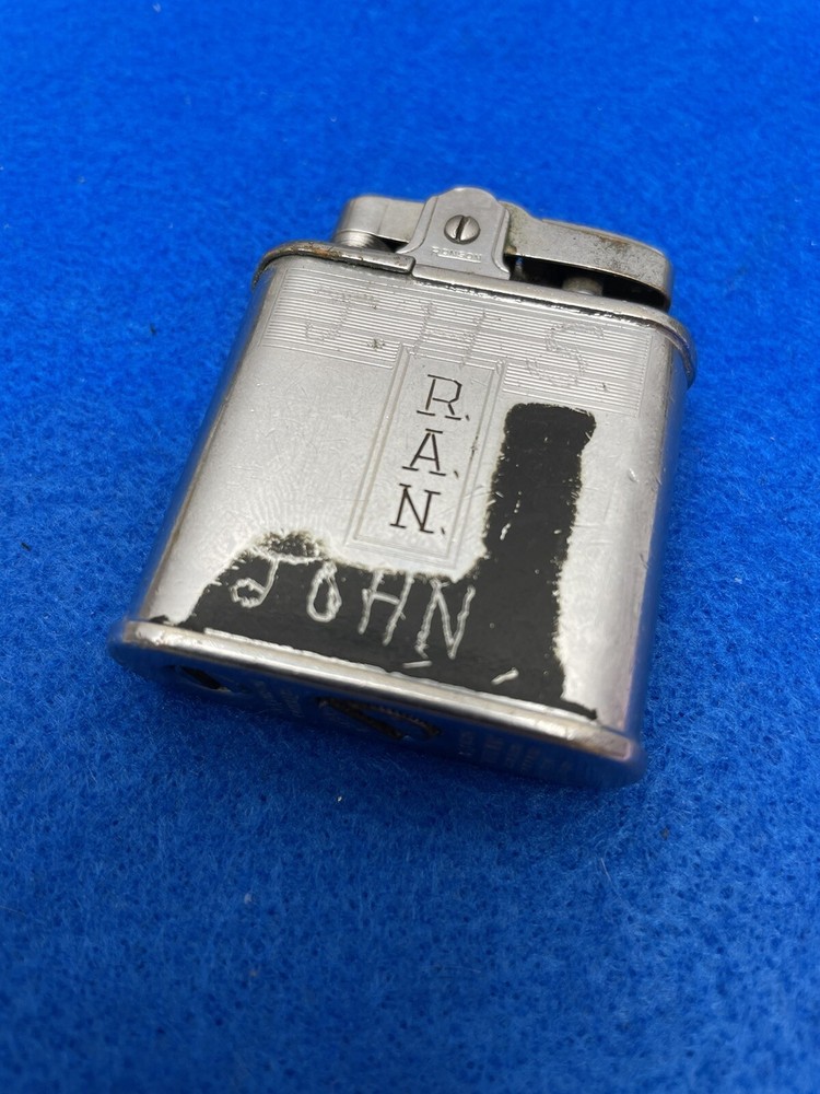 RONSON WHIRLWIND LIGHTER w/ ETCHINGS (PRO AND AMATUER)