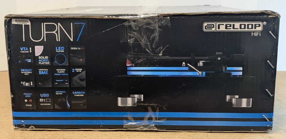 Reloop Turn 7 Premium Belt Drive USB Turntable System