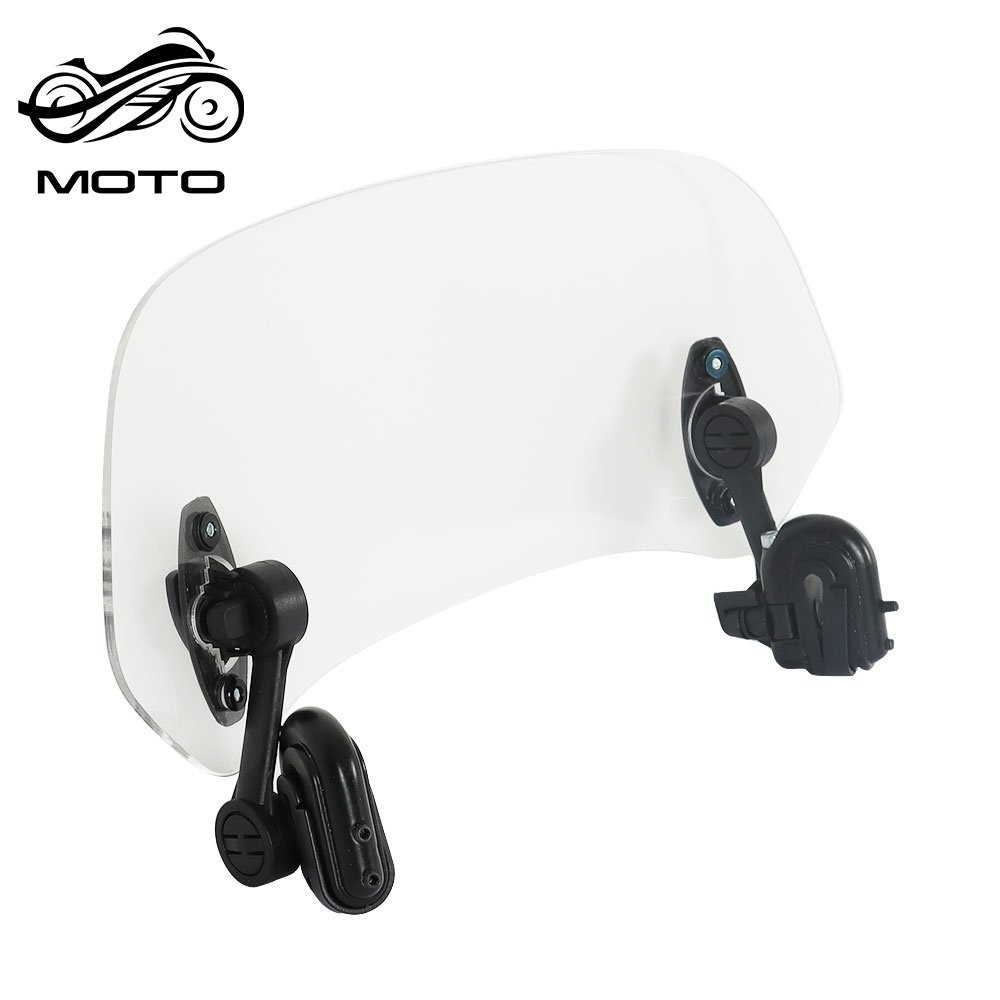 Universal Motorcycle Windshield Extension Adjustable Clip-on Windscreen Extender