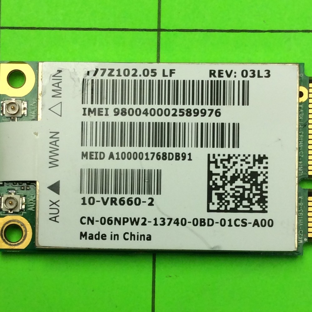 Dell Inspiron Mini 1012 Laptop Computer Wwan Network Card