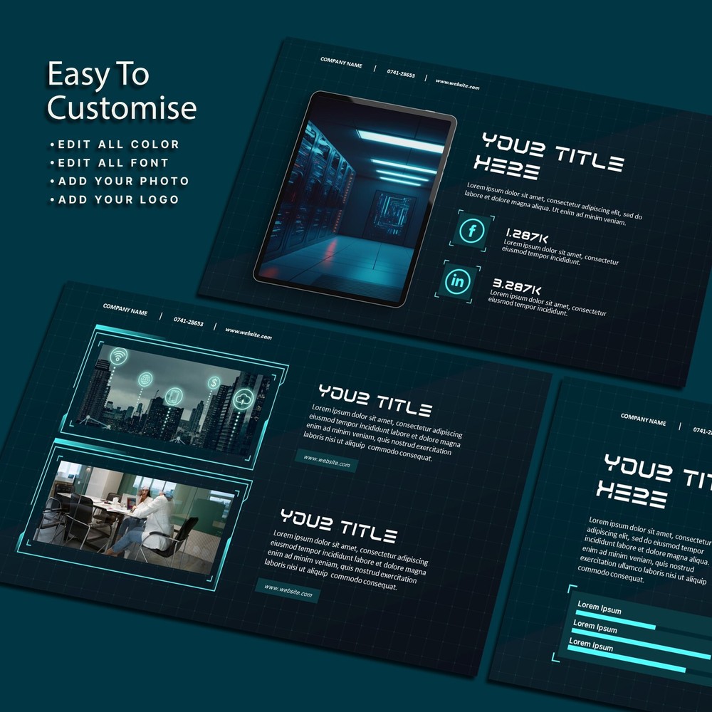 Technology PowerPoint Template – Modern PPT Design for Business Presentations