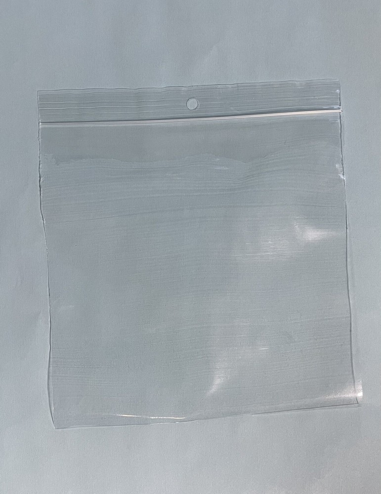 6x6 Polypropylene Bags with Hang Hole 100 Count