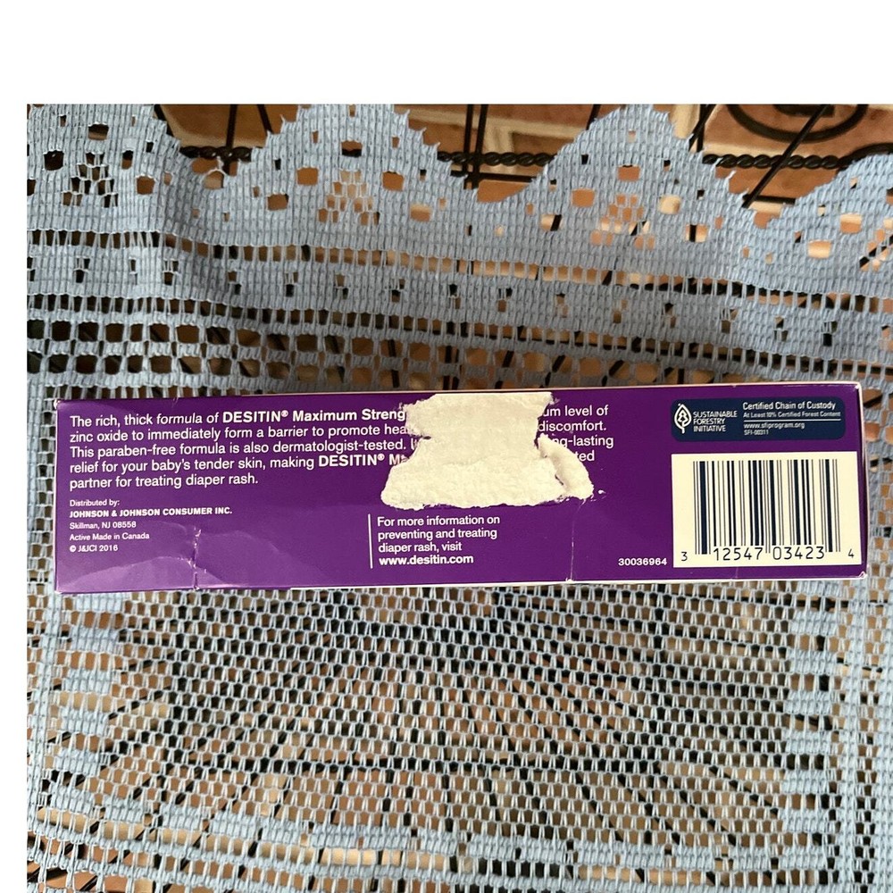 Desitin Maximum Strength - 4.8 oz. - Box Damage - Zinc Oxide Paste