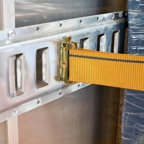 4 Pack E-Track Ratchet Straps 2" x16', 4400 LBS Break Strength Interior Van