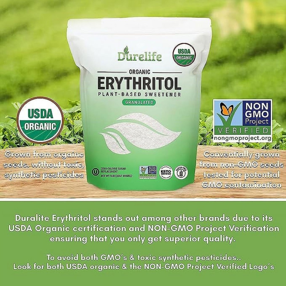 Organic Stevia Granulated Sugar Substitute, Zero Calories