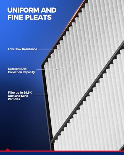 Engine & Cabin Air Filter Kit, Replacement for Chevrolet Traverse 2009-2017,