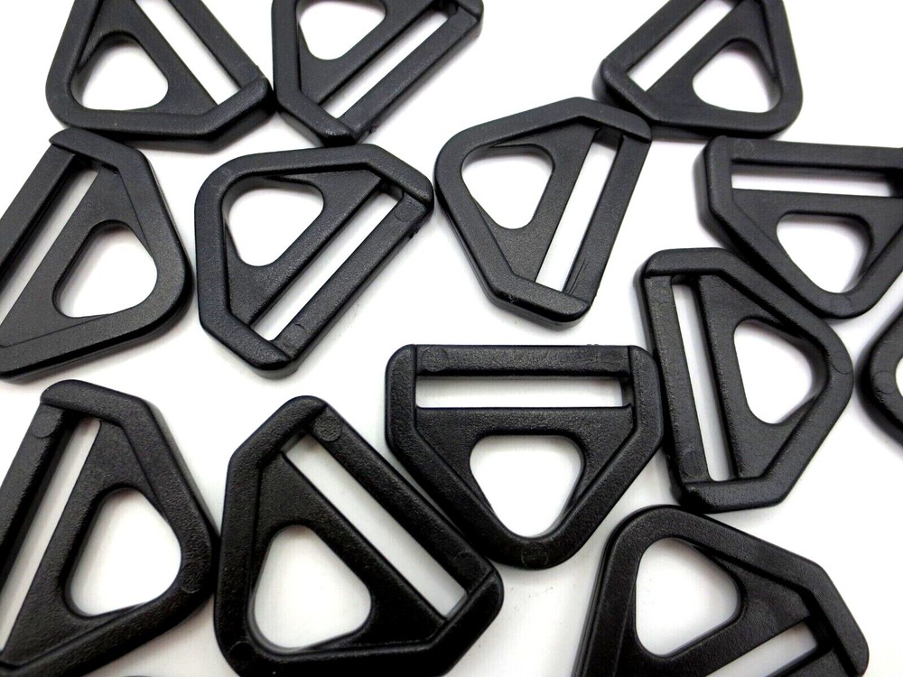 D-Ring Triangle Bar Fits 25mm 1" Webbing Strap For Sling Bag Vest Pack DURABLE!