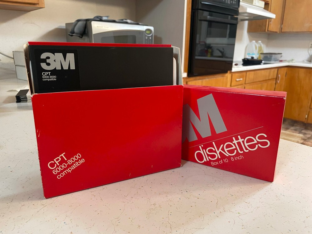 3M diskettes, 8", CPT 6000-8000 compatible