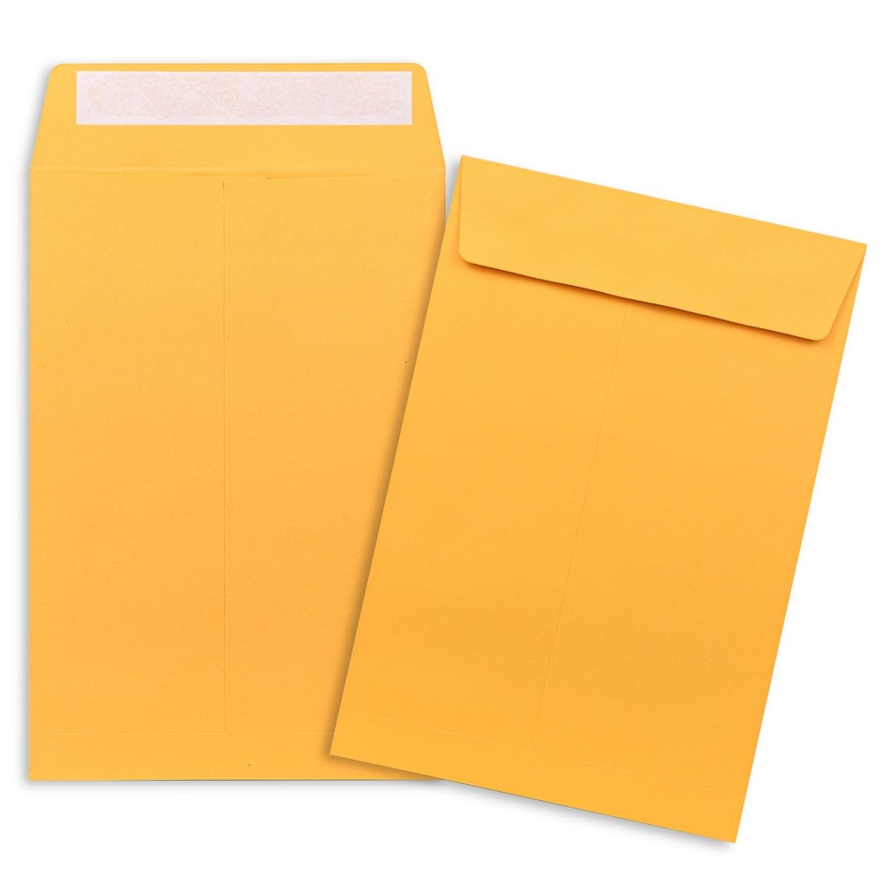 6x9 Envelopes Self Seal for Mailing, Organize, Storage, Home Documents