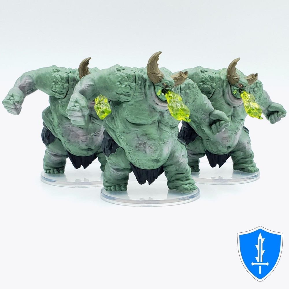 Sordesdaemon B (Pollution Daemon) x3 - Planar Perils #30B Pathfinder Battles D&D