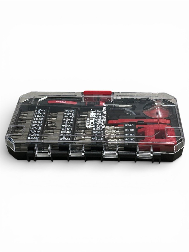 Hyper Tough 77Pc Universal Electronic Repair Kit Tool Set Magnetic Screwdriver