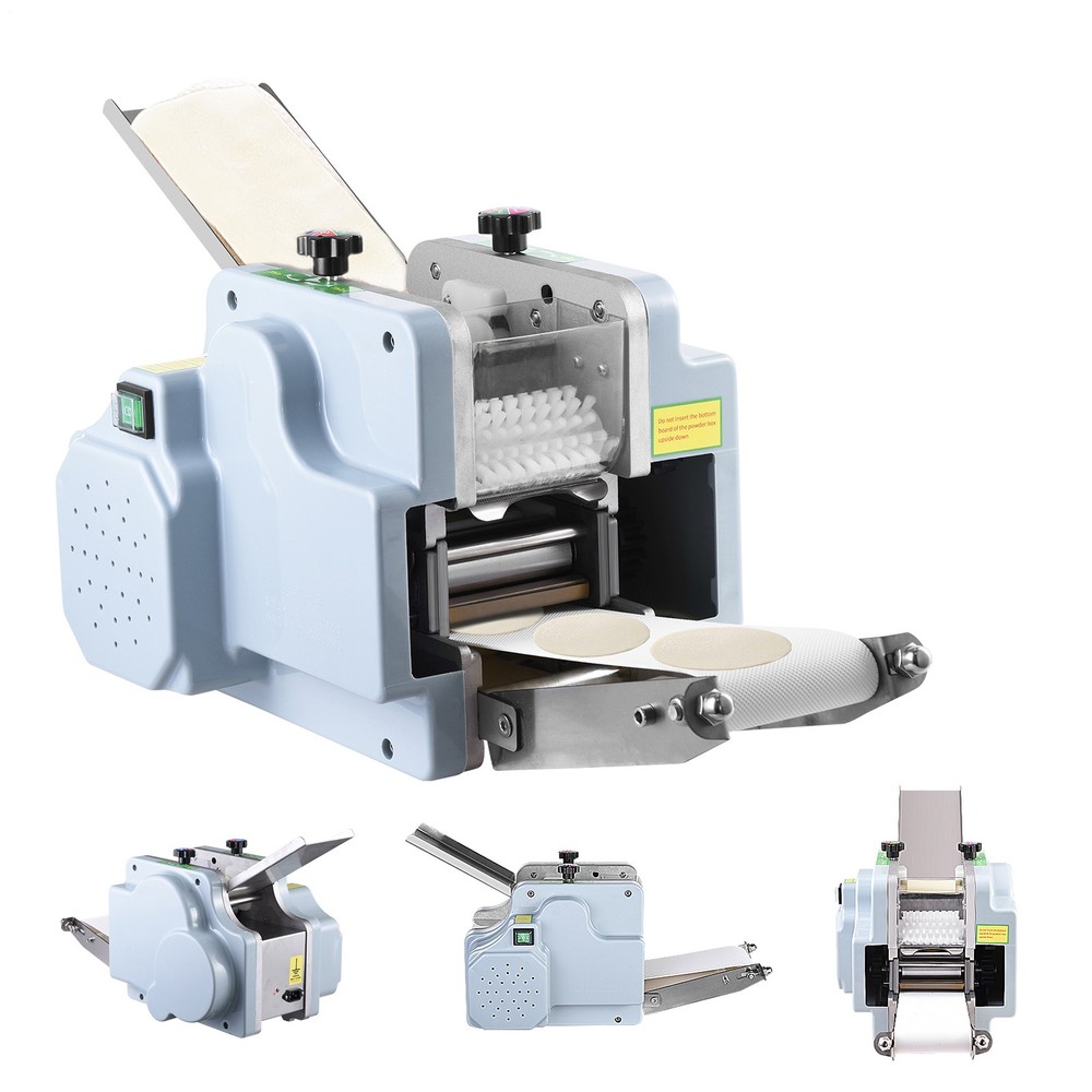110V Automatic Dumpling Skin Machine Dumpling Wrapper Maker 50-60 Pieces/Min