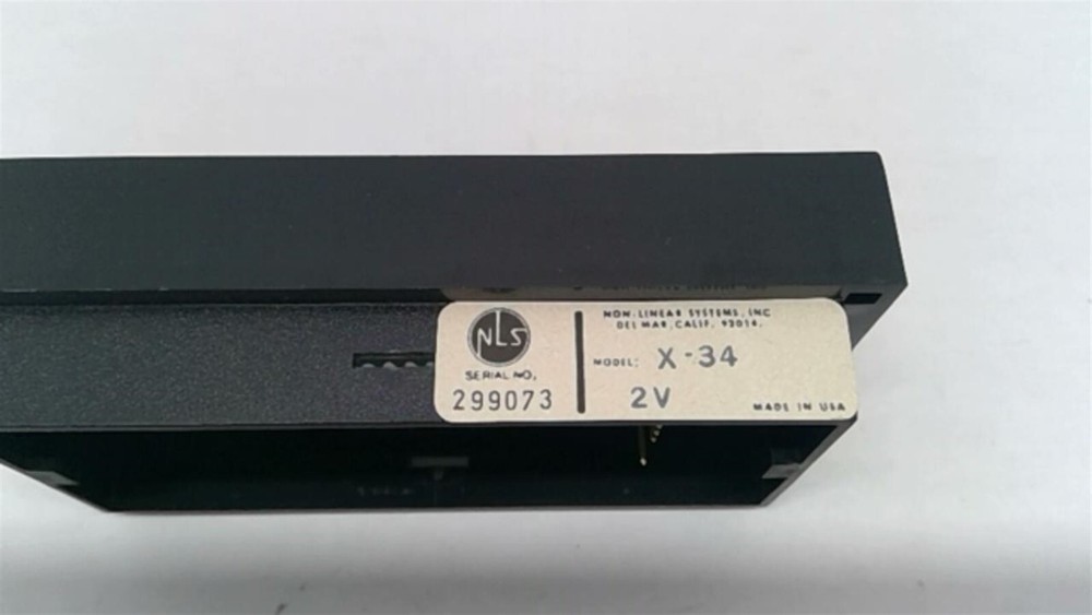 Non-Linear System X-34 Digital Panel Meter
