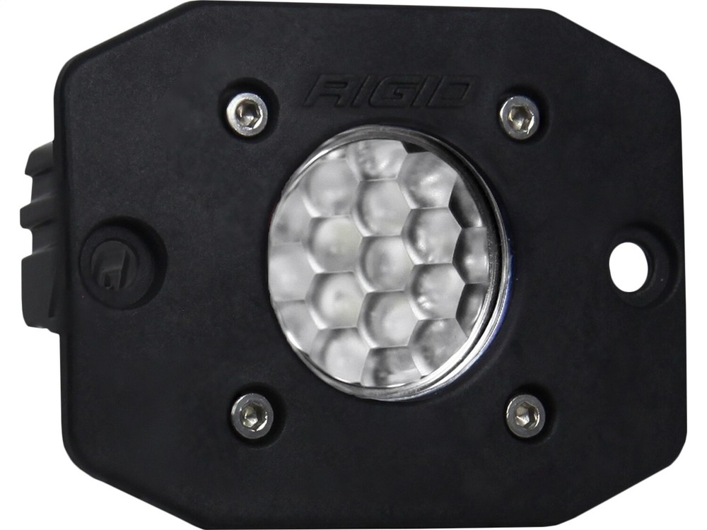 Rigid Industries 20631 Ignite Diffused LED Light Flush Mount Black Single