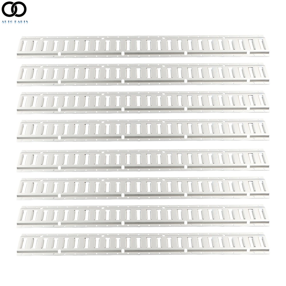 8 Pack 4' E Track Tie Down Rail System Secure Cargo Heavy Loads For Trucks Vans