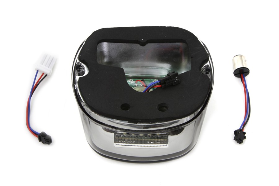 Lay Down Tail Lamp Assembly Smoked LED for Harley-Davidson