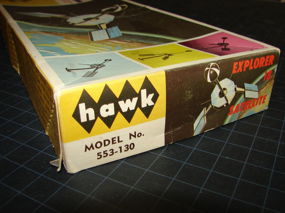 1968 ~ Hawk ~ EXPLORER 18 Earth Satellite ~ Rare, Complete, Unstarted